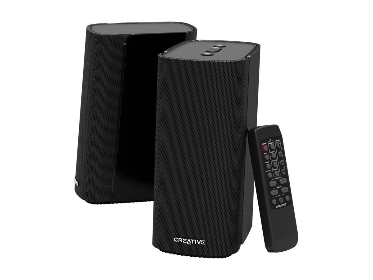 Creative Labs Creative T100 - Lautsprecher - für PC - kabellos - Bluetooth - 40 Watt (Gesamt) 51MF1690AA000