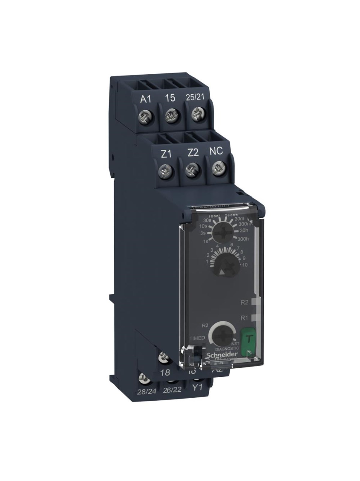 Schneider Electric Timer on-delay 1s-300h 2 c/o 24-240v