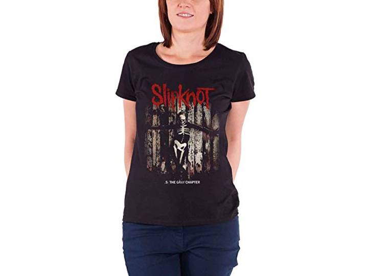 Slipknot - T-shirt .5: The Gray Chapter Album voor dames, Zwart, 4XL