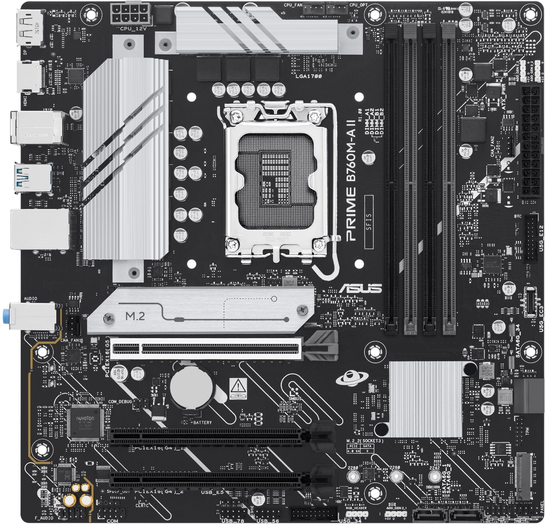 Asus PRIME B760M-A II-CSM Intel B760 LGA 1700 DDR5 micro ATX Motherboard