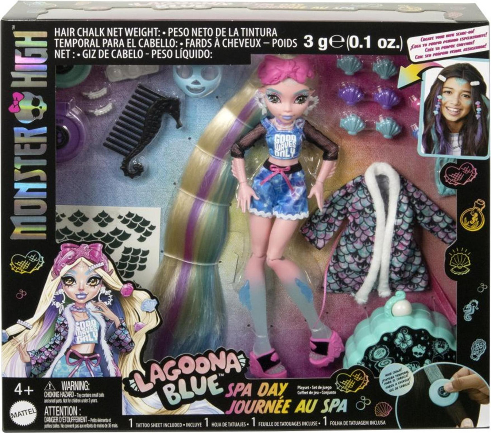 Monster High Lagoona Spa-dag poppenset