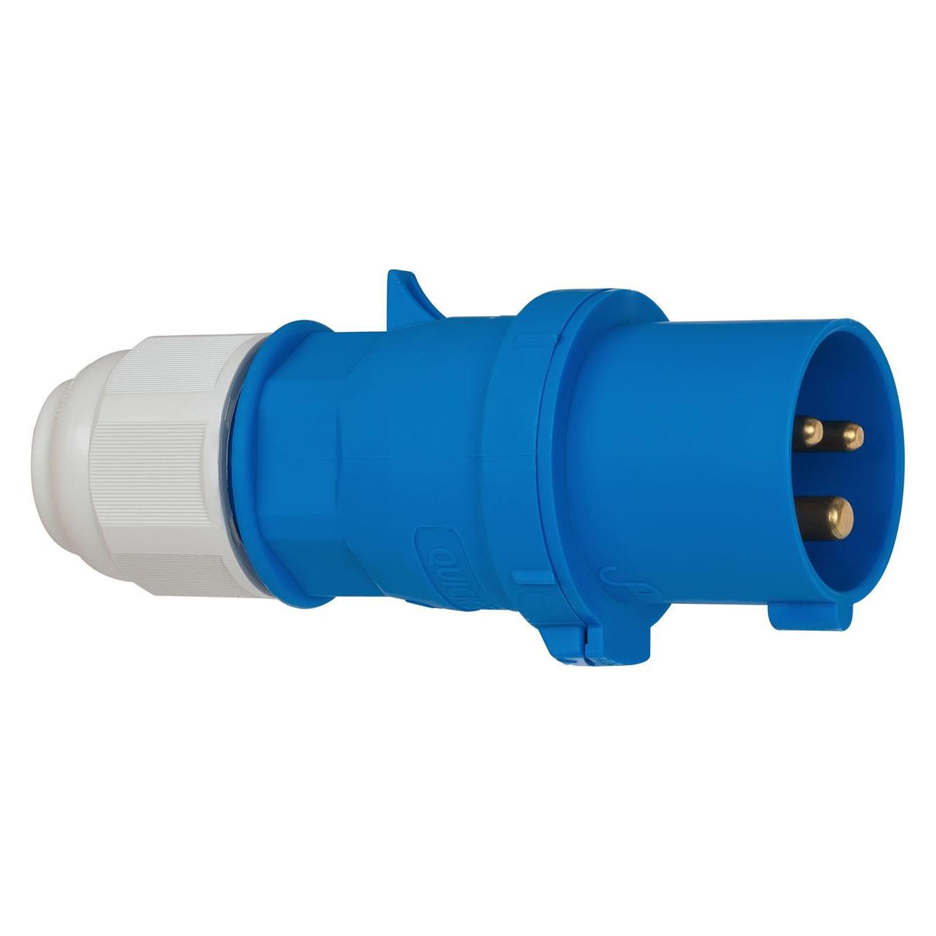 Brennenstuhl CEE-Stecker IP44 (230V, 16A, für den Einsatz im Aussenbereich) (CEE 16/3) (1081010)
