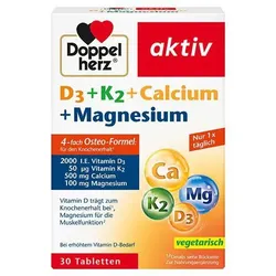 Doppelherz D3 + K2 + Calcium + Magnesium 30 ST
