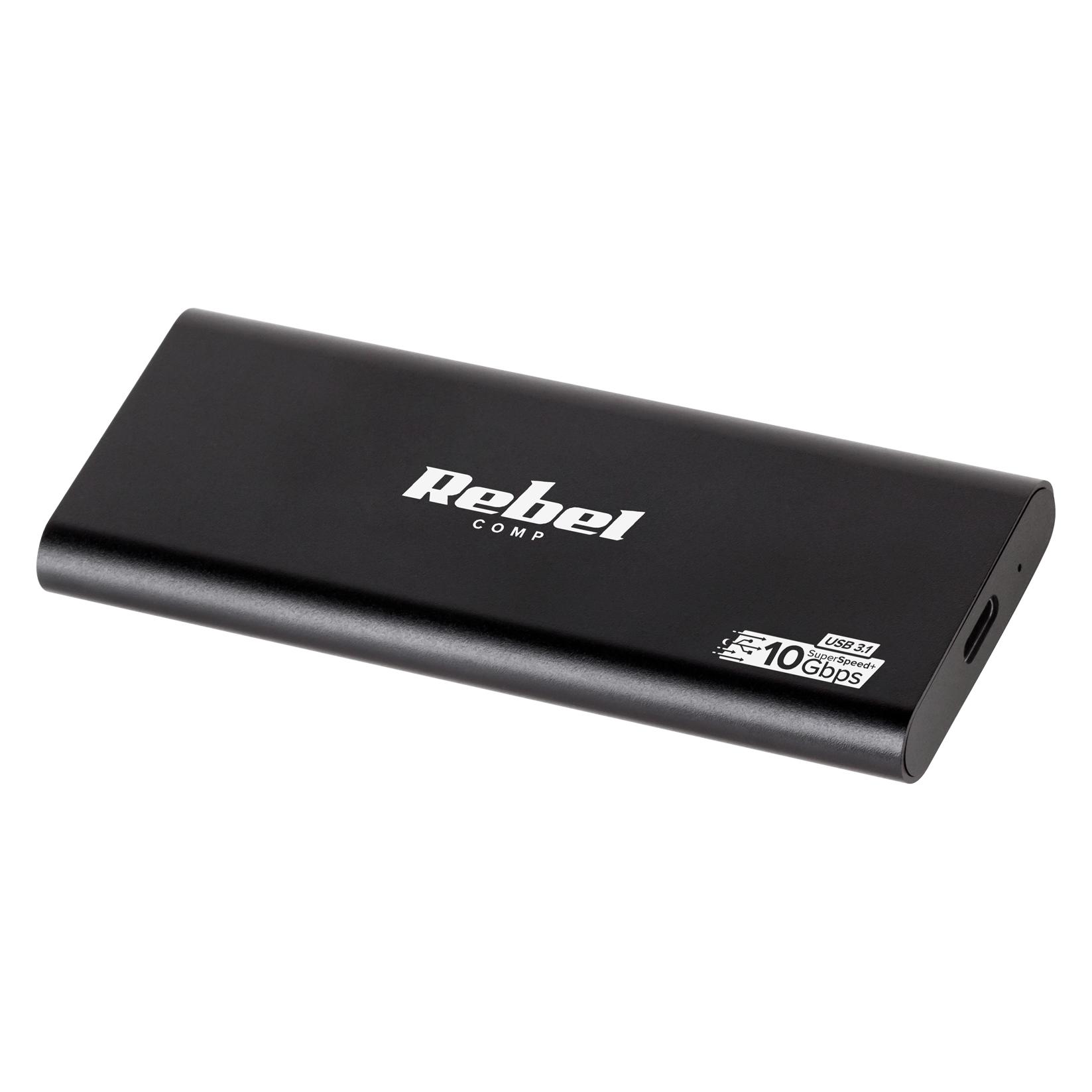 Rebel External Hard Drive Enclosure M2 USB C 3.0 SSD (M.2) (KOM0976)