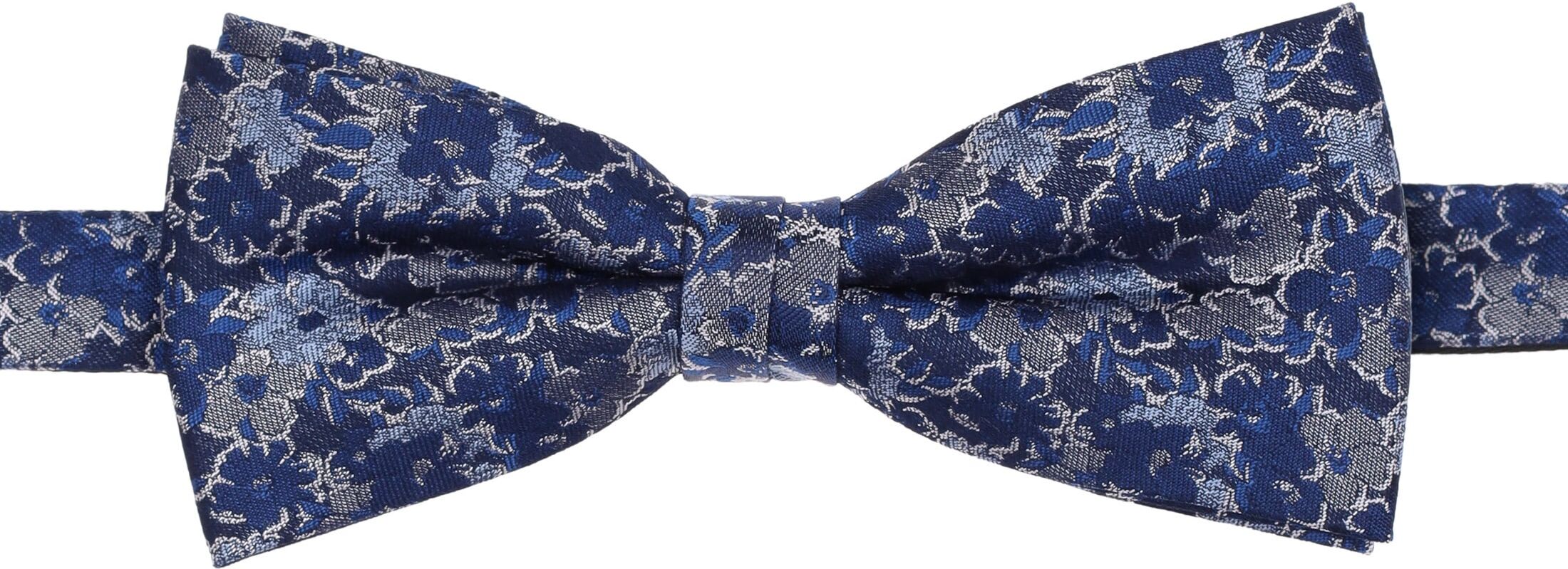Fliege VENTI "VENTI Fliege Print", Herren, blau (dunkelblau), 100% Seide, Fliegen