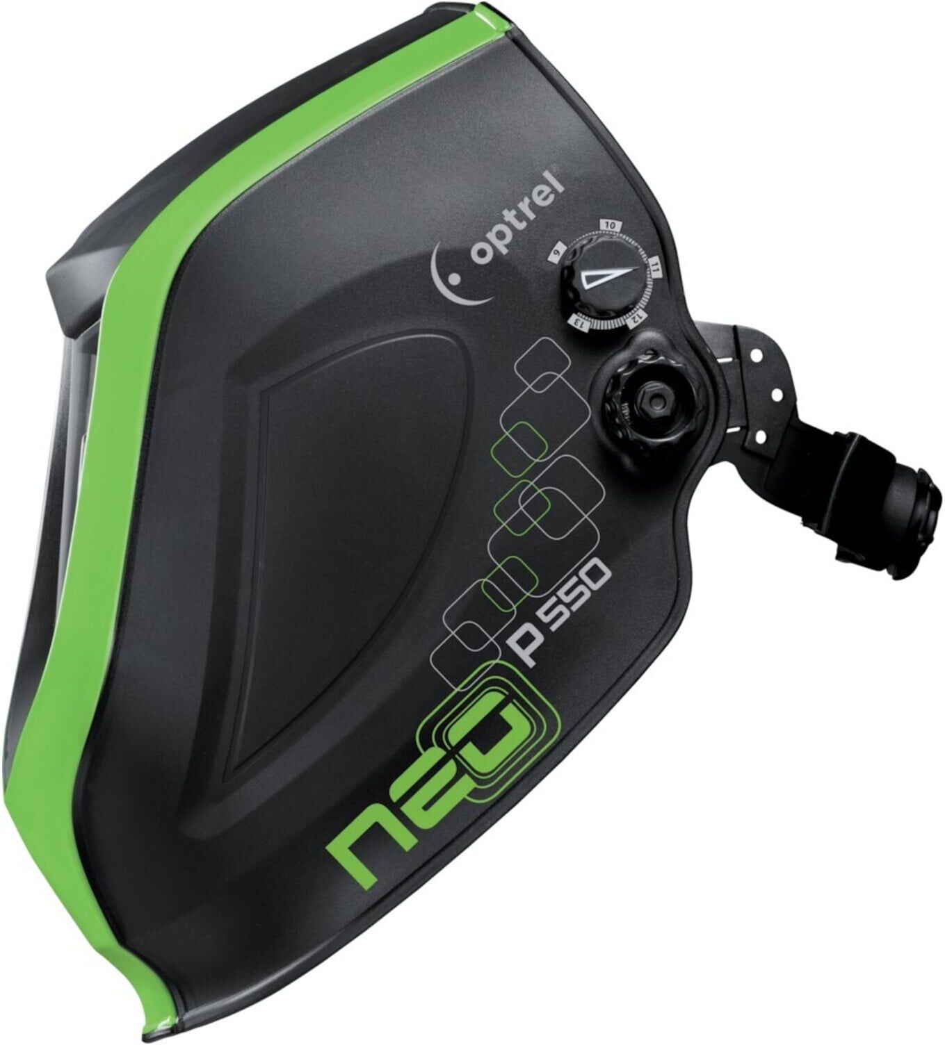 OPTREL Schweißerhelm neo p550 green schwarz/grün (1007.011)