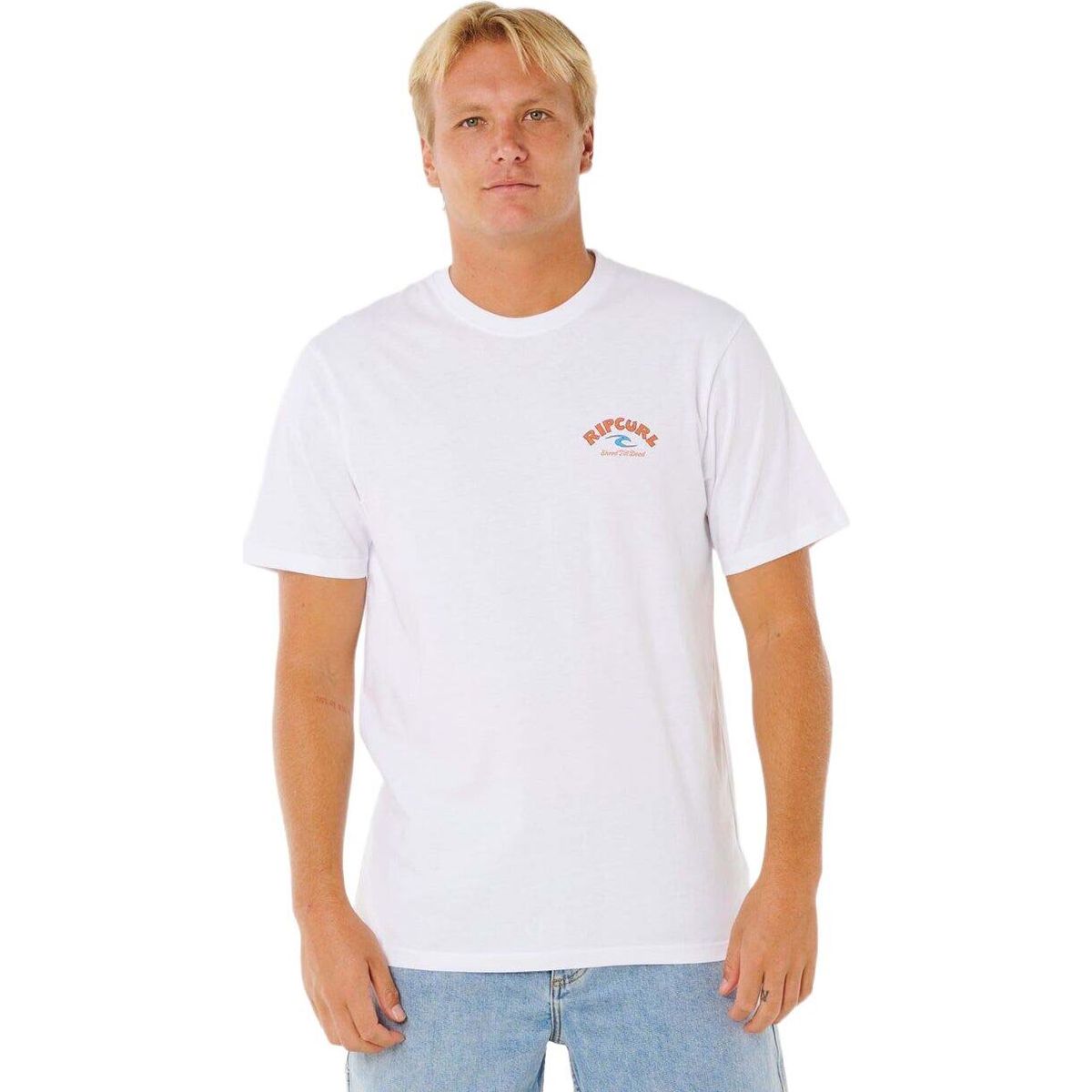RipCurl Shred TIL Tee white (1000) S 0XXMTE-1000-S