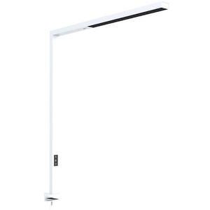 LEDmaxx Schreibtischlampe Linus Up & Down, weiß, LED, dimmbar, mit Tischklemme & Touchpanel, 10.173 Lumen, neutralweiß