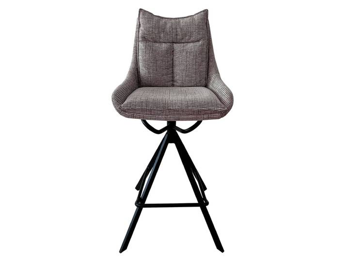 Barhocker CABANA B Textil Metall 50 x 50 x 119 cm grau-braun