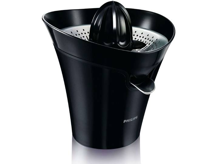 PHILIPS Zitruspresse HR2752/90 , schwarz, Entsafter, Avance Collection, mit Tropfstop und Aromadeckel, Zitruspresse