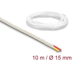 DELOCK Spiralschlauch 15 mm Durchmesser 10 m transparent