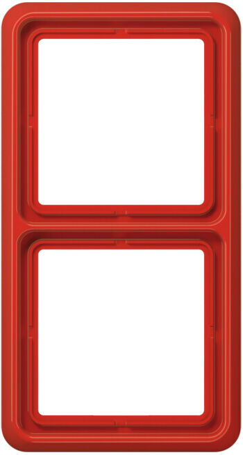 Jung Cadre 2 fois rouge brisé, niveau/vertical CD 582 WU RT (CD582WURT)