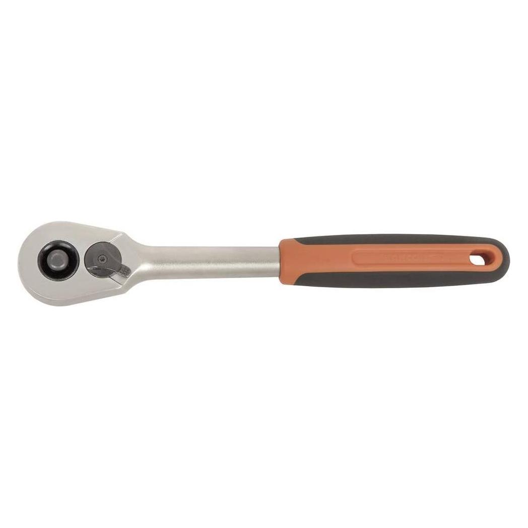 Irimo Birnenförmige 1/2"-Umschaltknarre mit 60 Zähnen und 6°-Rückschwenkwinkel, 250 mm - Einzelhandelsve (1/2") (SB8150QR)