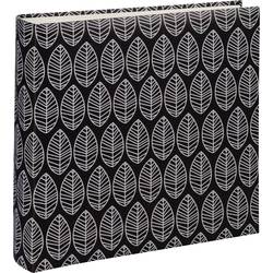 hama 00002219 Jumbo-Album La Fleur, 30x30 cm, 100 weiße Seiten, Schwarz