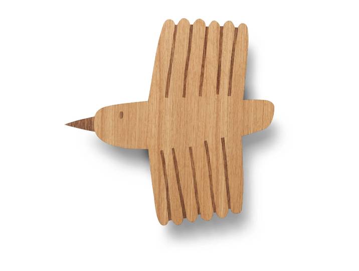 Ferm Living Lampe murale Bird Chêne huilé
