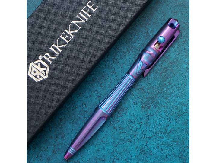 Rikeknife-Stylo DulPen Alien en titane, stylo multifonctionnel, stylo signature melon al, défense, outil EDC, stylo d'écriture limité, 02