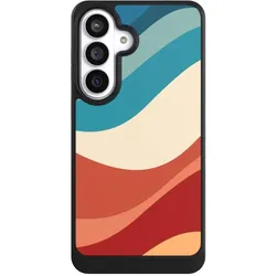 Nivocase Hülle für Samsung Galaxy S26+ Handyhülle NIVOcore Case Schwarz Farbe Farbverlauf Welle (Samsung Galaxy S26+), Smartphone Hülle, Schwarz