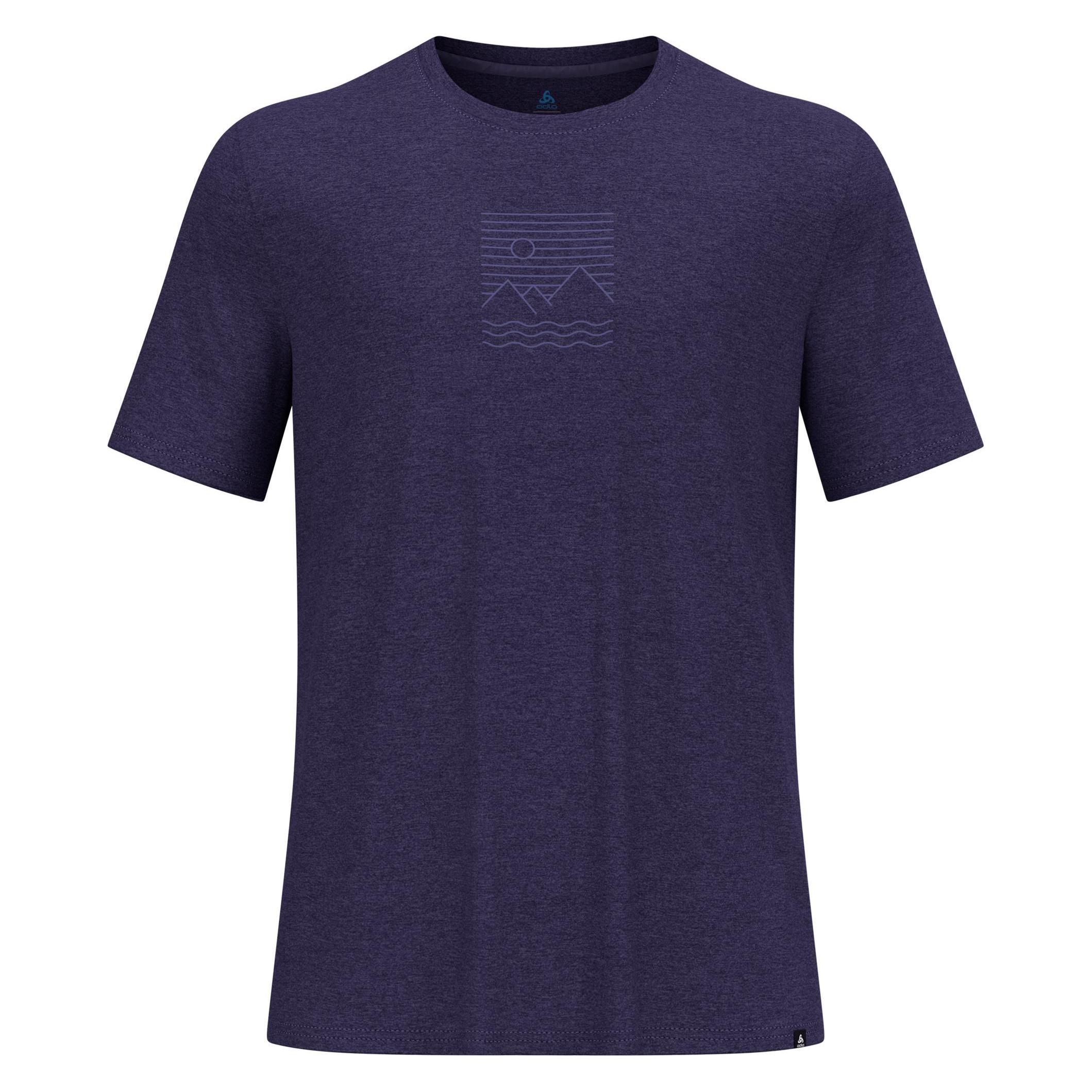 Odlo Ascent Sun Sea Mountains T-Shirt Crew Neck S/S (L) (55800204)