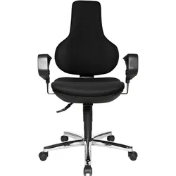 Topstar, Bürostuhl, Drehstuhl ErgoPoint SY Deluxe schwarz (42 - 55 cm)