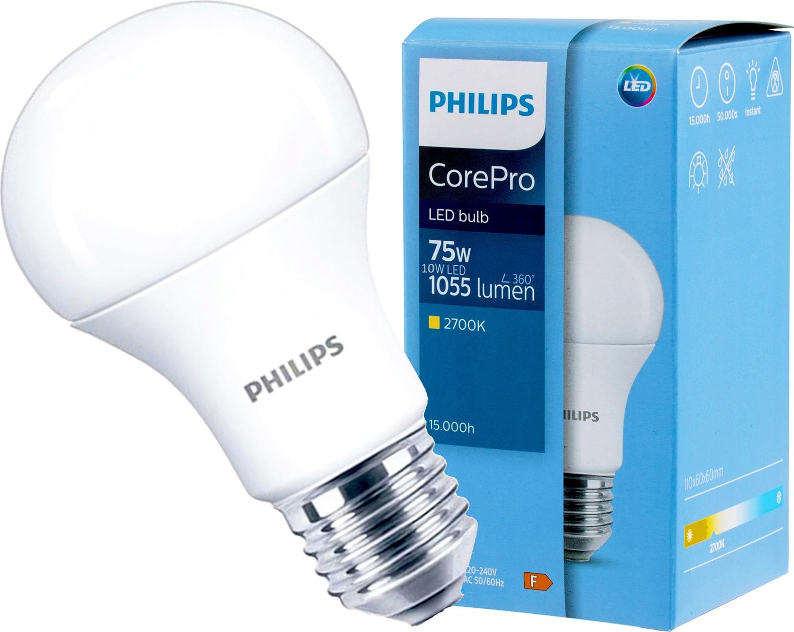 Philips CorePro LEDbulb A60 10W 1055lm 2700K E27