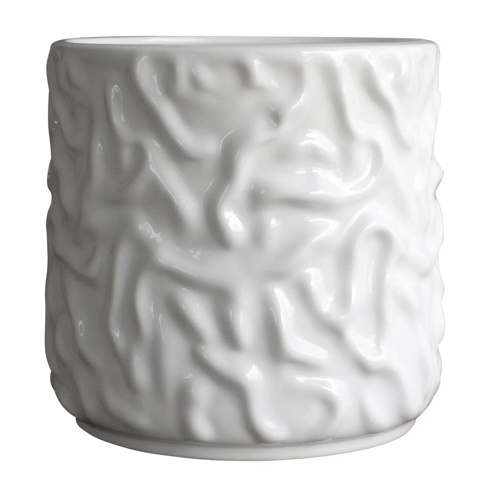 DBKD Swoon bloempot Shiny white Ø23 cm