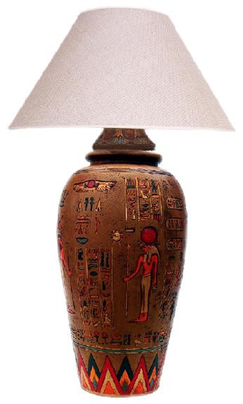 Handgemaakte Egyptische vloerlamp AEA