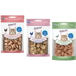 DOKAS Snack-Mix Gefriergetrocknets 3x15g Katzensnack