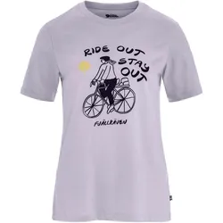 Fjällräven, Damen, Funktionsshirt, Hoja Iväg Damen T-Shirt (M), Grau, M