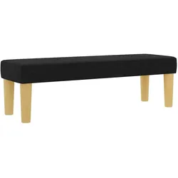 vidaXL, Boxspringbett, Schwarzes Boxspringbett (140 x 200 cm)