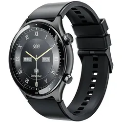 QCY S7 smartwatch (black) (36.32 mm, Schwarz, ohne SIM), Smartwatch