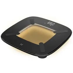 HOMEDICS® Glow Body Analyzer Digitale Körperwaage mit Bewegungssensor und Nachtlicht