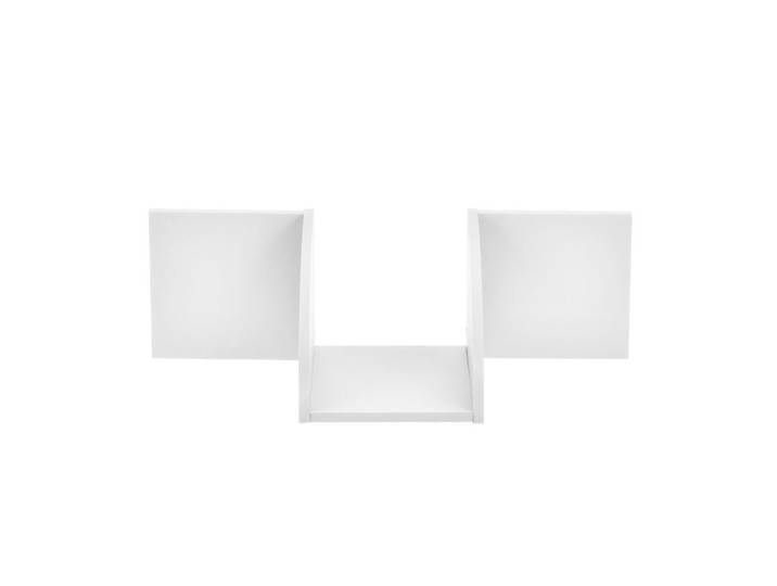 [en.casa] Wandregal Greiz, Weiß, Holzwerkstoff, 19.5x60.9x19.5 cm, Wohnzimmer, Regal, Wandregal