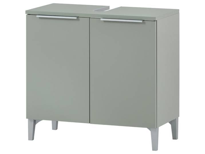 Waschbeckenunterschrank Mariette pistazie Holz B 63.5 cm T 31.9 cm H 61.1 cm - Material: Holzwerkstoff - Waschbeckenunterschrank