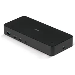 Lindy Docking Station USB 3.2 Typ C&A Hybrid Laptop DP,HDMI (USB-C), Dockingstation + USB Hub, Schwarz