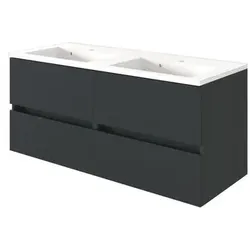 Held-Möbel Waschtisch Baabe Dekor Grau Graphit 120 cm