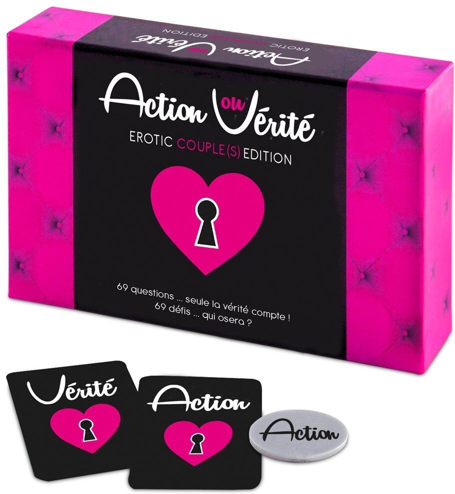 Tease and Please Jeu Action ou Vérité Erotic Couple Edition FR