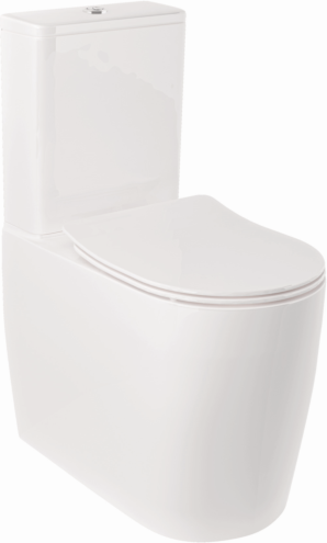 Kludi RESA R Spiralflush-Stand-WC 23WCB0643  60 cm, S-förmiger Abfluss Weiß glänzend