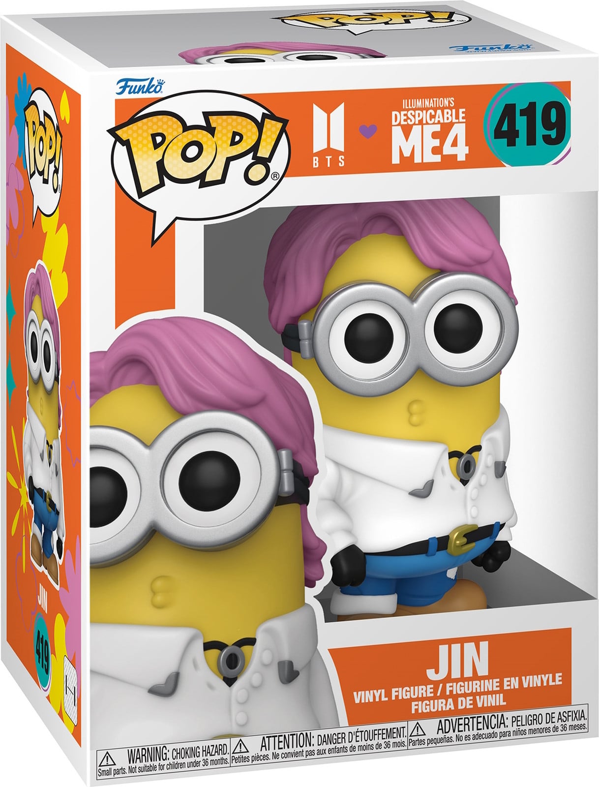 Funko Pop! Vinyl figuur Minions x BTS Despicable Me 4 - Jin