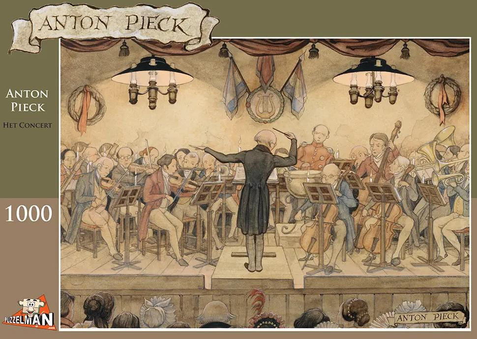 Puzzelman Puzzel Anton Pieck Het Orkest 1000 stukjes