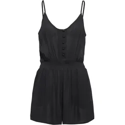 O'NEILL THIN STRAP BUTTONED ROMPER Jumpsuit Damen | Gr. XS | schwarz - schwarz