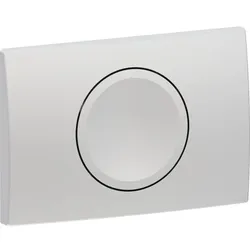 Geberit Delta15 Betätigungsplatte, rund Spül-Stopp-Sp., chrom matt