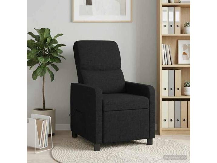 Fauteuil inclinable - 1 place - 110 kg par siège - Noir Tissu_6095