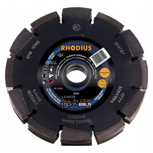 Rhodius Diamant-Trennscheiben LD403SALL IN ONE 150x22.23304505 (304505)