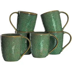 KAFFEEBECHER Matera grün 430 ml 6er Set