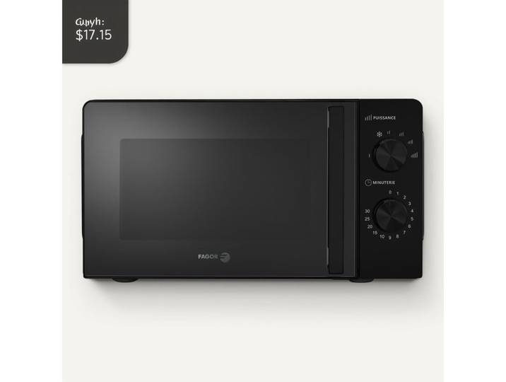 Four micro-ondes monofonction FAGOR FMW207SB - 20L - 700 W - Noir