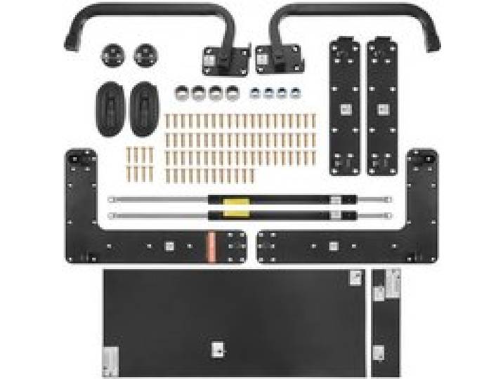 VEVOR Schrankbettfedern Mechanismus 1525 x 2090 x 1550 mm, Murphy-Bett-Bausatz, Deluxe, DIY-Bausatz mechanische Hardware für Wandbetten, pneumatische Hebel-Bettstütze, Klappschrank-Wandbett