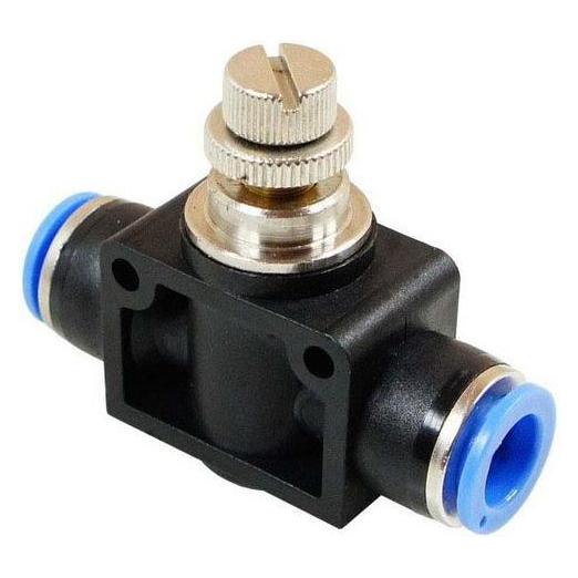 RS PRO Straight Flow Regulator 4 mm (1442661)