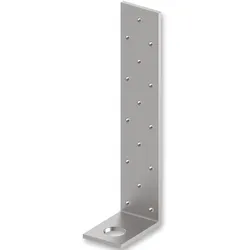 Pfostenanker, L-Form, 65 x 300 x 40 mm, 5 mm stark, Stahl verzinkt