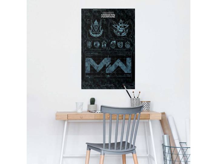 Affiche Call of Duty Modern Warfare Papier Noir 61 x 92 x 0cm