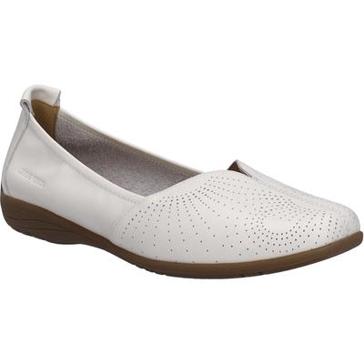Ballerina JOSEF SEIBEL "Fenja 29, weiss", Damen, Gr. 37, weiß, Obermaterial: 100% Rindsleder Leather cow., Schuhe Ballerina